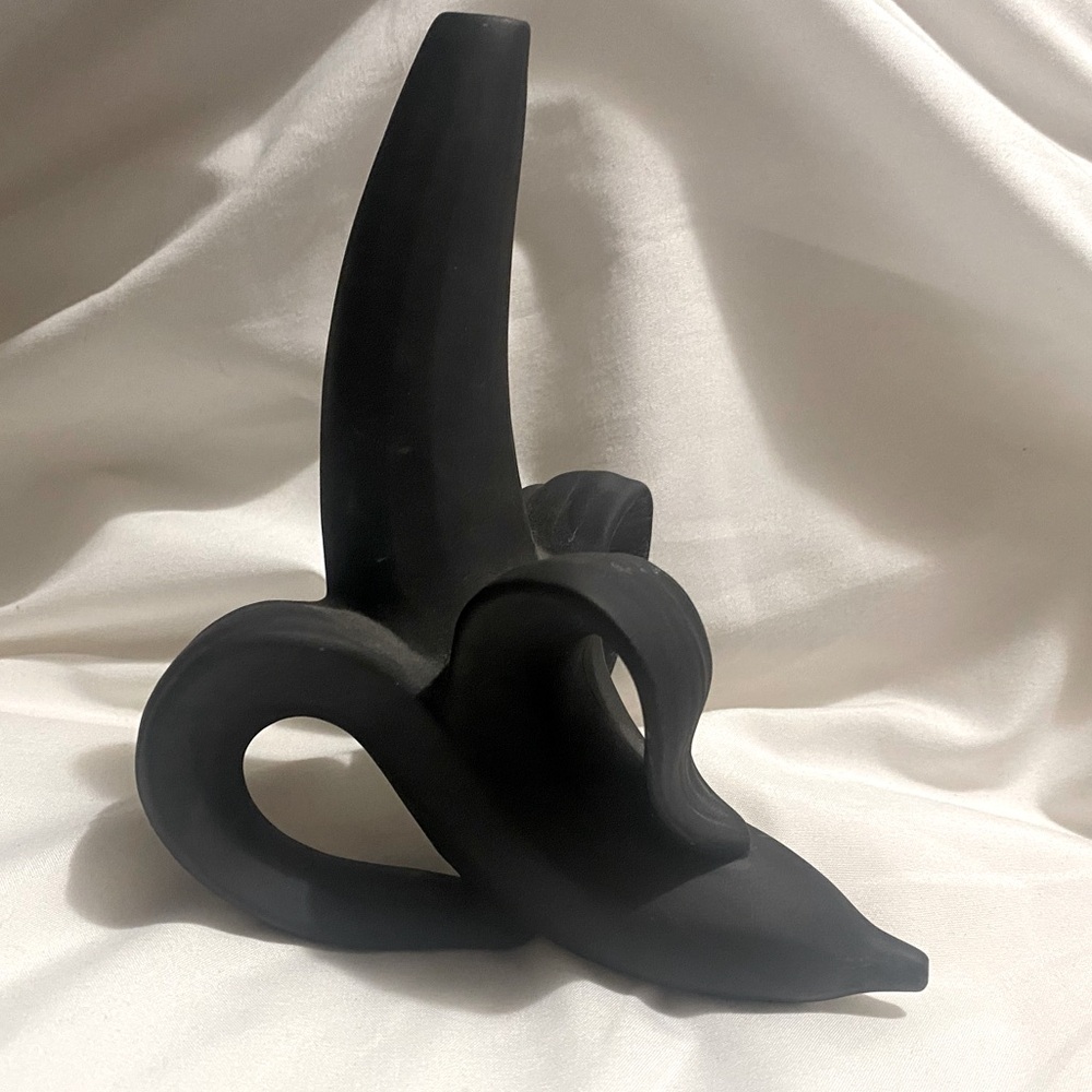 Jonathan Adler banana vase black